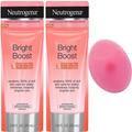 Neutrogena Bright Boost Resurfacing Micro Polish - 2 Pack With Face Brush