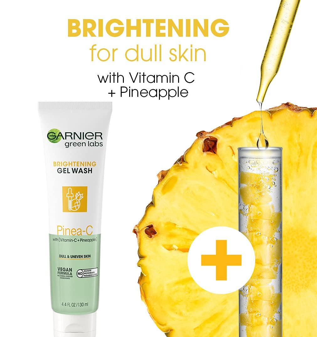 Garnier Brightening Gel Wash Pinea-C Vitamin C Pineapple