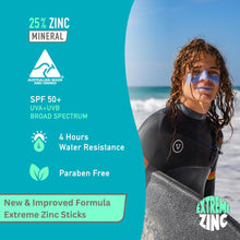 Load image into Gallery viewer, Sun Zapper (Bronze) Extreme Zinc Stick - Bronze/Darker Skin Tone Mineral Sunscreen Stick SPF50+ UVA/UVB+ Unbeatable Sun Protection Sunblock, Sun Cream Made in Australia
