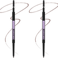 Maybelline Express Brow Ultra Slim Eyebrow Makeup Medium Brown 2-Pack